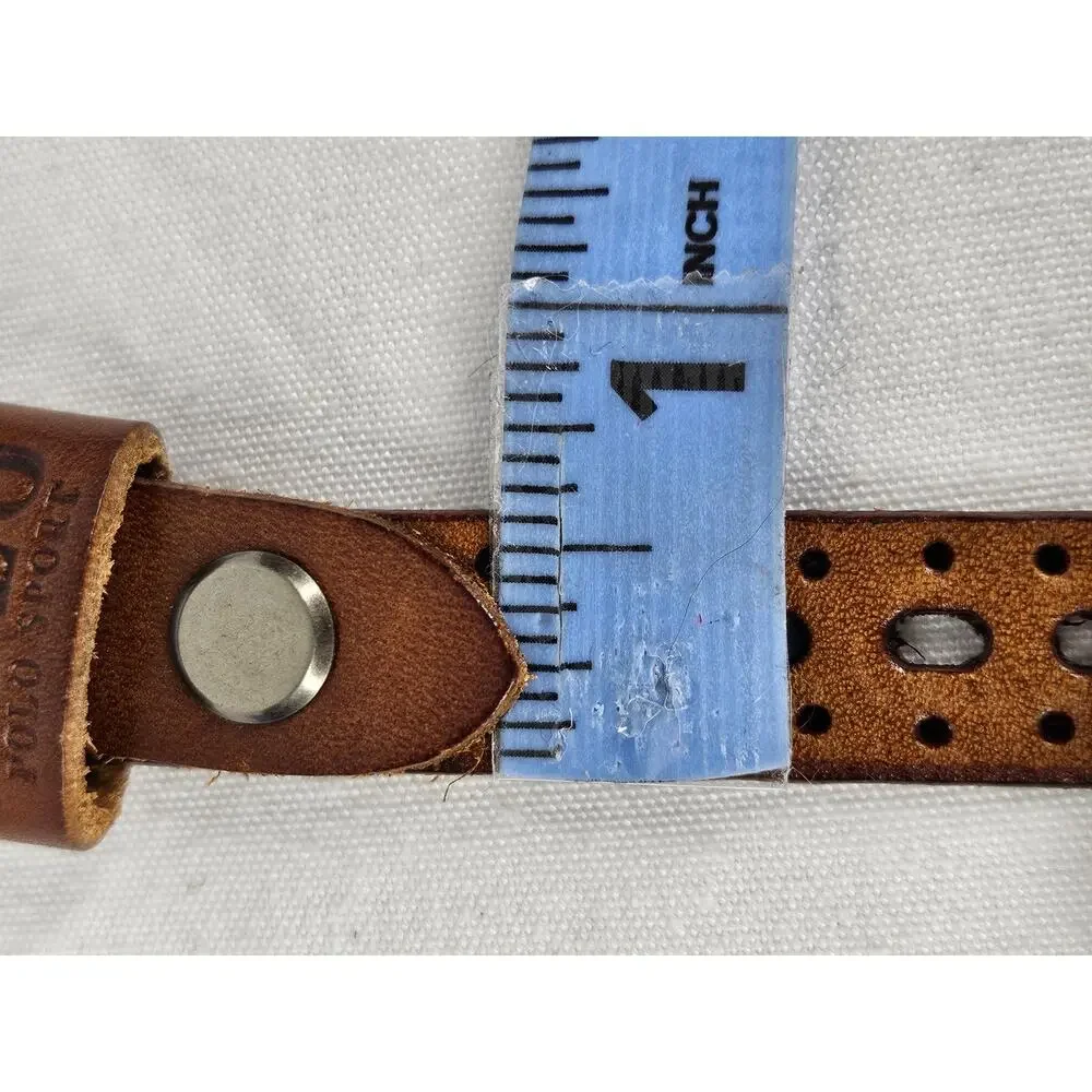 POLO SPORT WOMEN'S BROWN BELT, 40